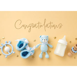 Front of Card 3: Congratulations, yellow background