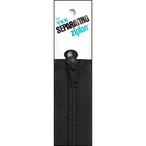 Black Ziplon Separating Zipper Y-20-580