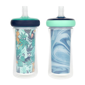 2-Pack Rainforest Insulated Straw Cups Y6913