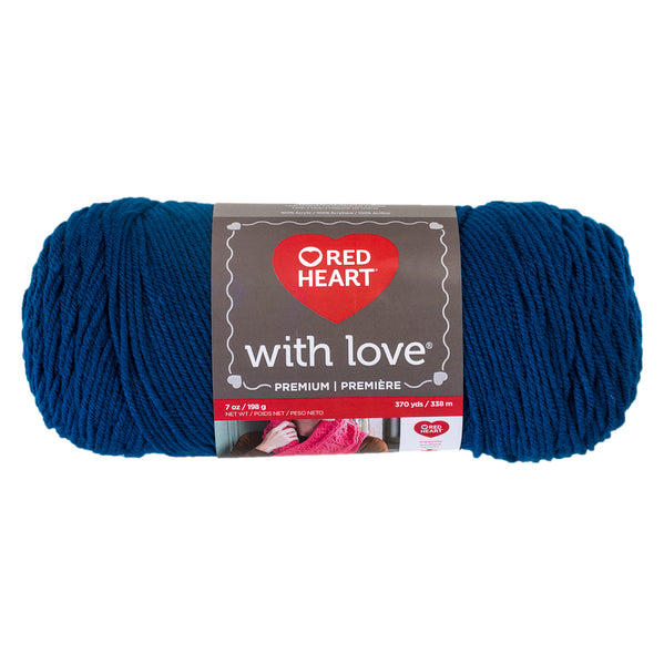 Gomitolo Red Heart With Love, Filato Acrilico Premium #4 Per Uncinetto E Maglia, 141g 211m Multicolor