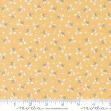 Buttercup and Slate Collection Small Tulip Cotton Fabric yellow