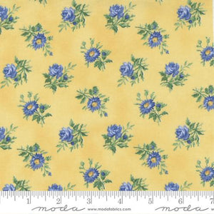 Summer Breeze 2023 Collection Tossed Bouquet Cotton Fabric 33684 yellow