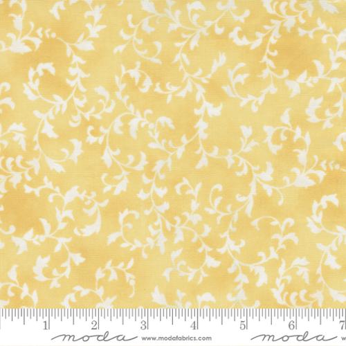 Summer Breeze 2023 Collection Scroll Vines Cotton Fabric 33686 yellow