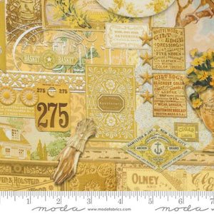 Curated in Color Collection Collage Patchwork Cotton Fabric 7460 yellow