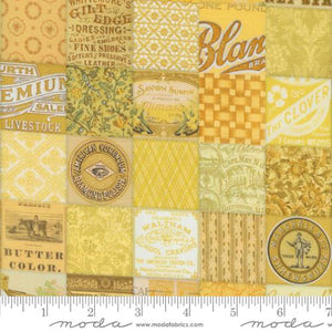 Curated in Color Collection Small Patchwork Cotton Fabric 7461 yellow