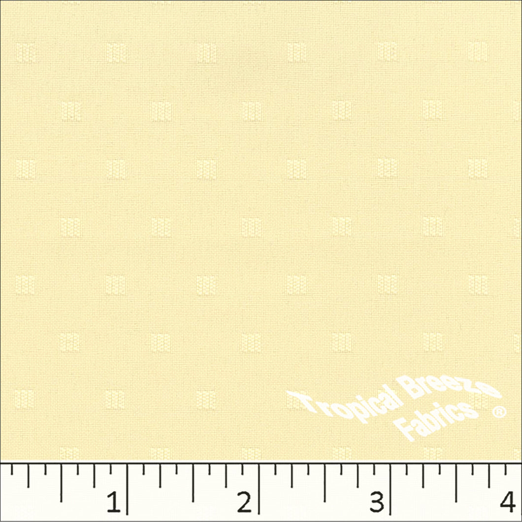 Dobby Square Polyester Fabric 07534 yellow