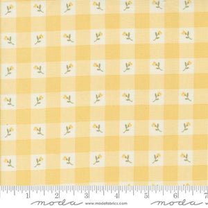 Flower Girl Collection Picnic Checks Cotton Fabric 31733 yellow