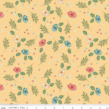 Melody Collection Flower Fields Cotton Fabric C15142 yellow