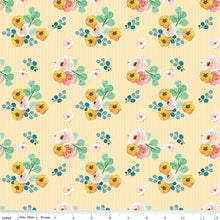 Spring Gardens Collection Bouquets Cotton Fabric C14111 yellow