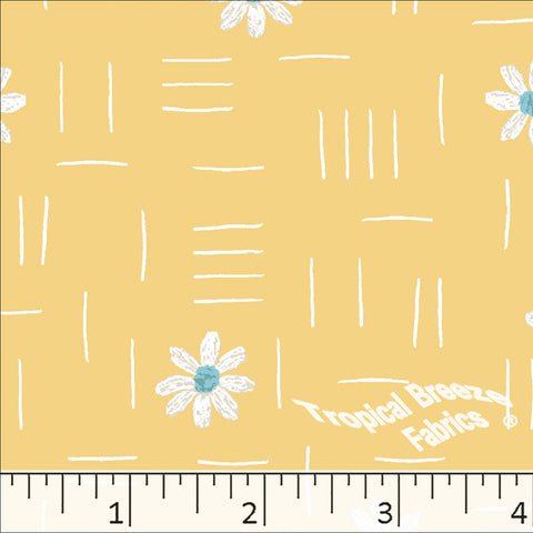 yellow, Standard Weave Poly Cotton Fabric 6315