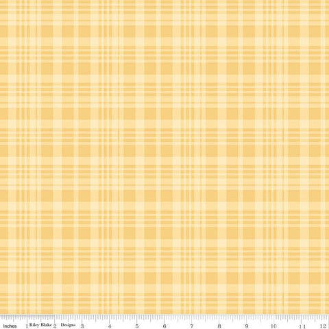 yellow, Winnie the Pooh Collection Plaid Cotton Fabric C17004