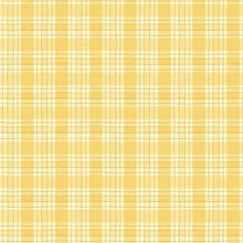 Zest for Life Collection Plaid Cotton Fabric 19159 yellow