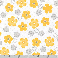 Yellow floral fabric