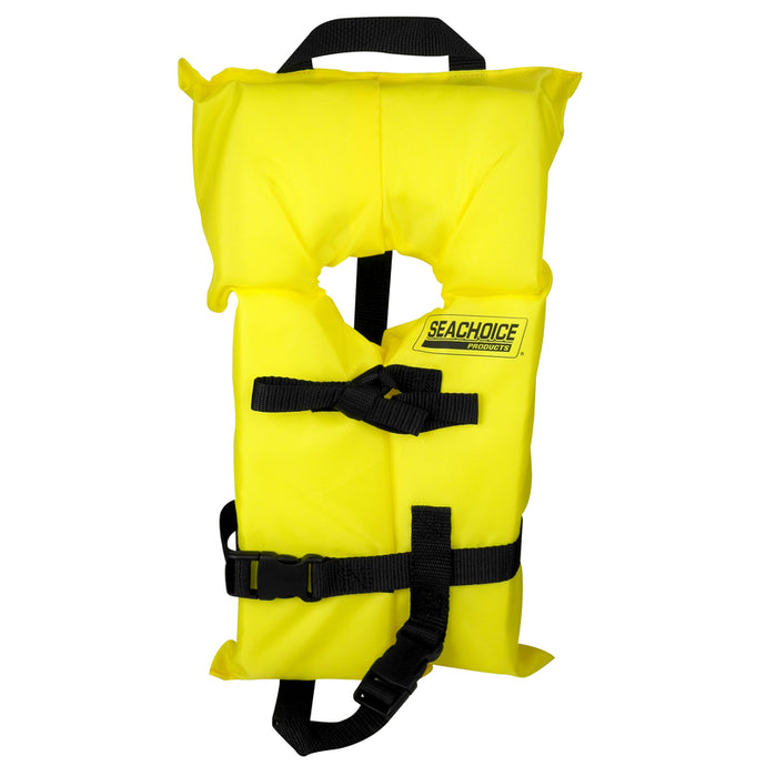 Seachoice Yellow Life Jacket for Children showing front