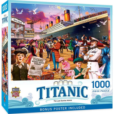 Titanic - The Last Sunrise Ashore 1000 Piece Jigsaw Puzzle 72666
