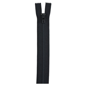 Black 20-inch zipper