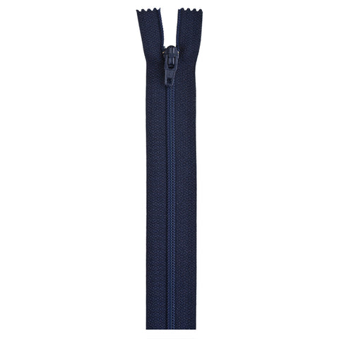 Navy 20-inch zipper
