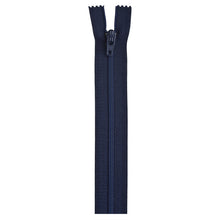 Navy 20-inch zipper