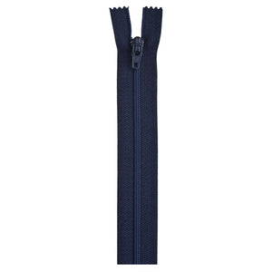 Navy 20-inch zipper