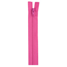 Dark rose 20-inch zipper