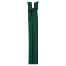 Forest green 22-inch zipper