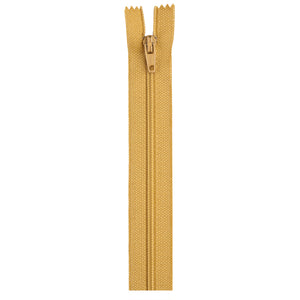 Gold 22-inch zipper
