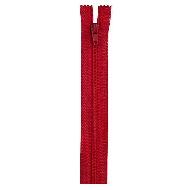 Red zipper