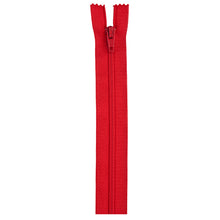 Atom red 20-inch zipper