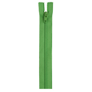 Bright green zipper
