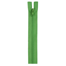 Bright green 22-inch zipper