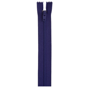 Deep purple zipper