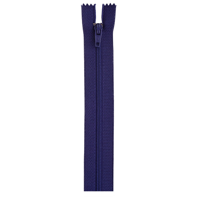 Deep purple zipper