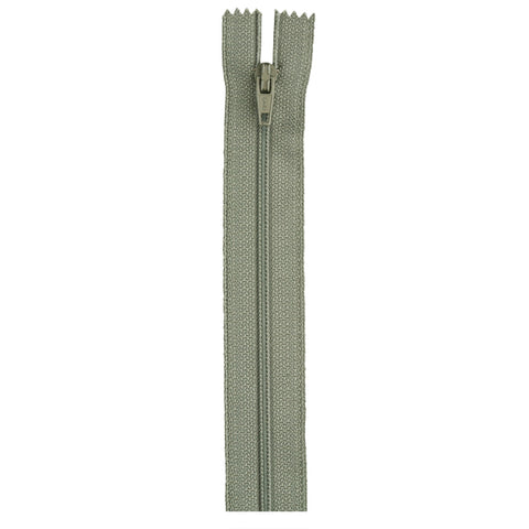 Green linen 22-inch zipper