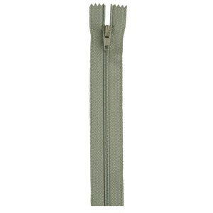 Green linen zipper