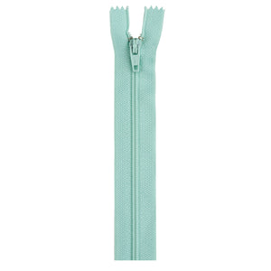 Carribean blue 22-inch zipper