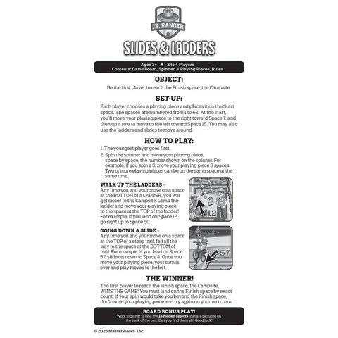 Jr. Ranger - Slides & Ladders Board Game 42509