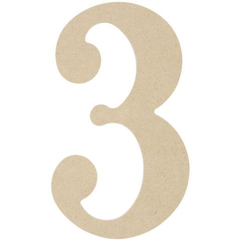 Classic Wooden Letters & Numbers MDF9