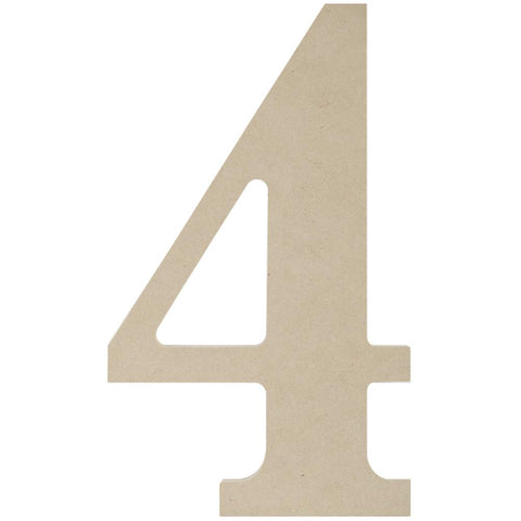 Classic Wooden Letters & Numbers MDF9