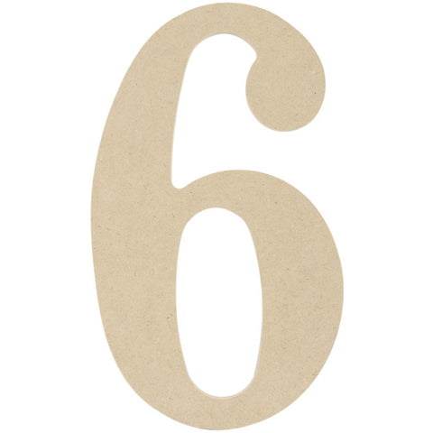Classic Wooden Letters & Numbers MDF9