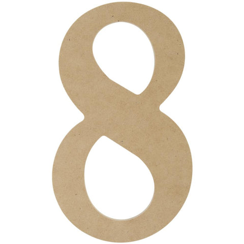 Classic Wooden Letters & Numbers MDF9