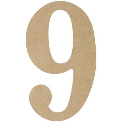 Classic Wooden Letters & Numbers MDF9