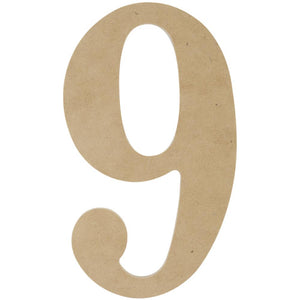 Classic Wooden Letters & Numbers MDF9