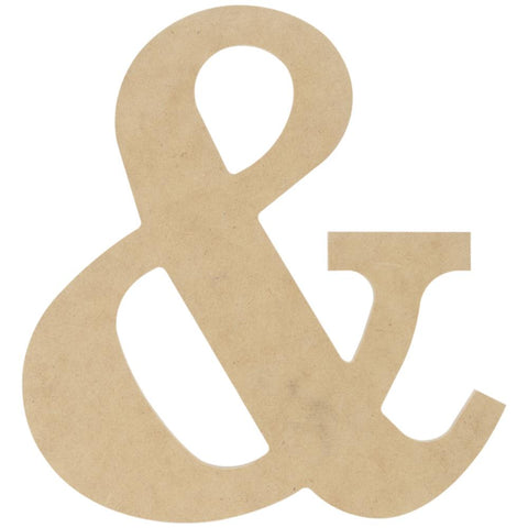 Classic Wooden Letters & Numbers MDF9