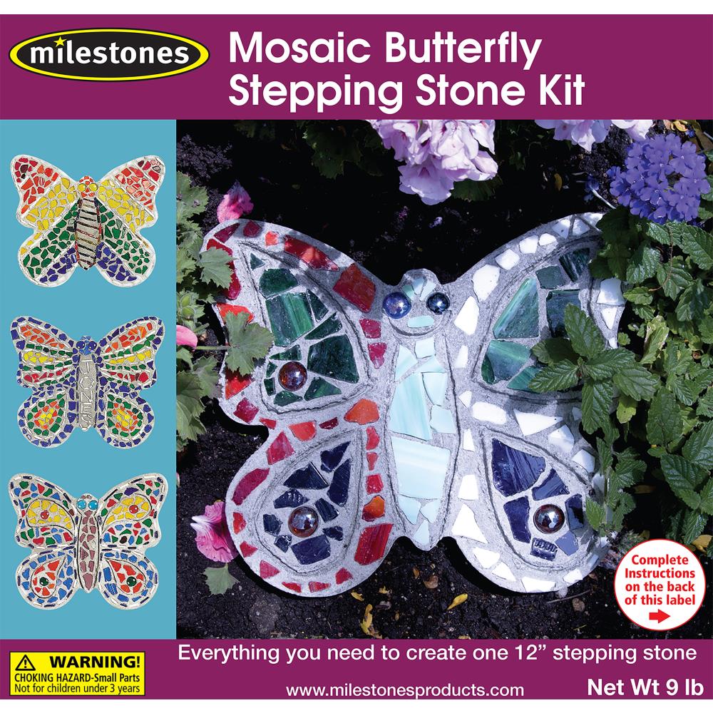 Milestones Mosaic Flower Stepping Stone Kit