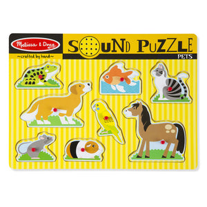 8 Piece Pets Sound Puzzle 730