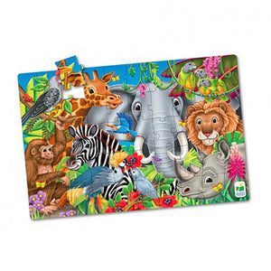 50-Piece Animals of the World Jumbo Floor Puzzle 017364