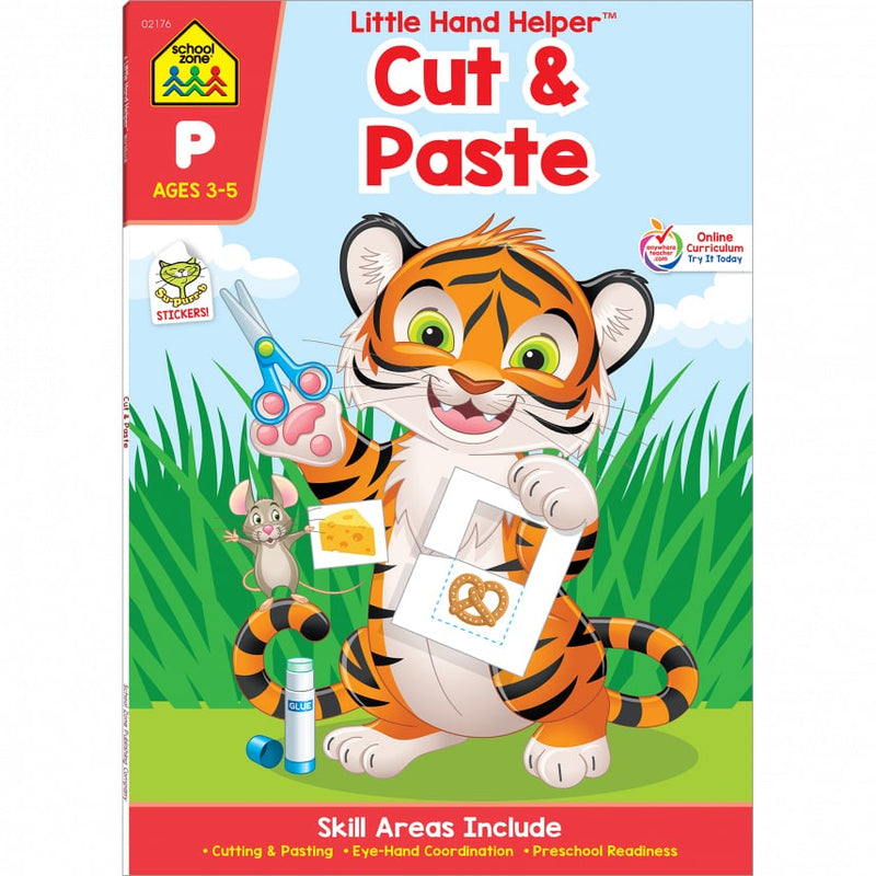 Scissor Skills for Preschoolers: Cutting practice worksheets for  preschoolers to kindergarteners, cut and paste activity book ages 3-5 ( pre  k ) with 100 pages. (Paperback) 