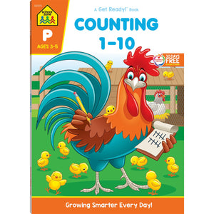Counting 1-10 Preschool Workbook 02275