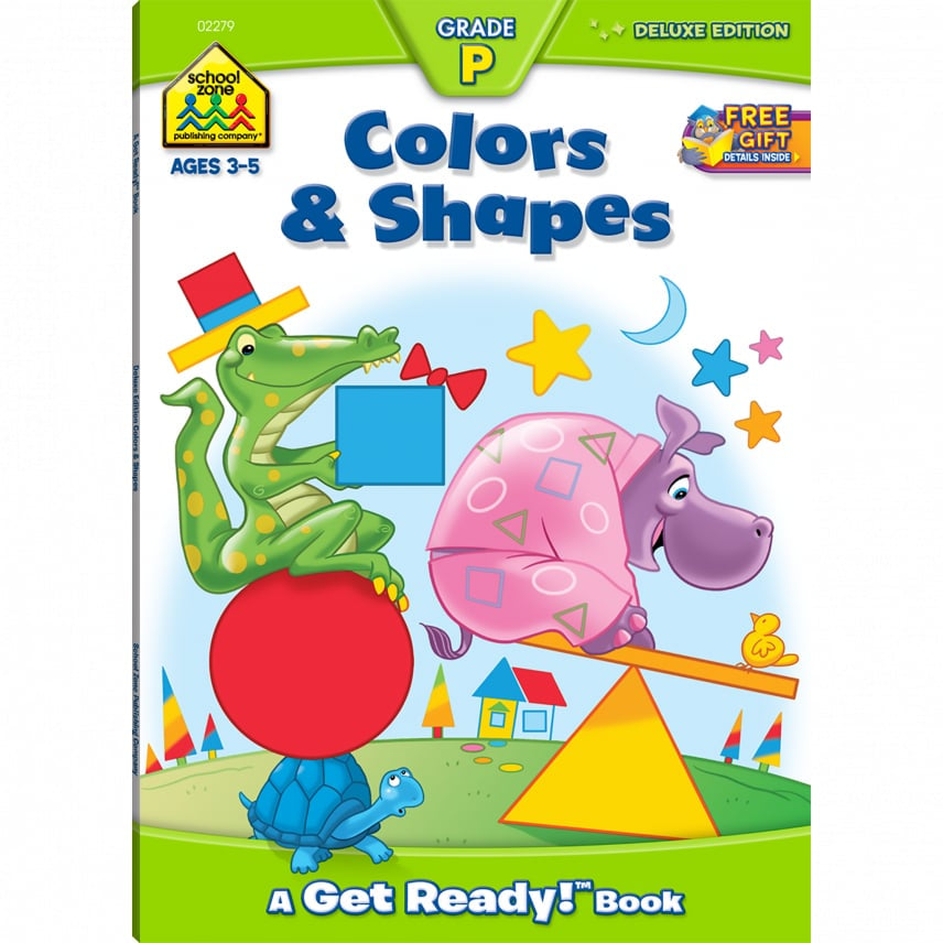 Shapes & Colors Preschool Workbook 02279