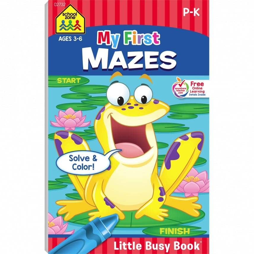 My First Mazes Preschool Workbook 02732
